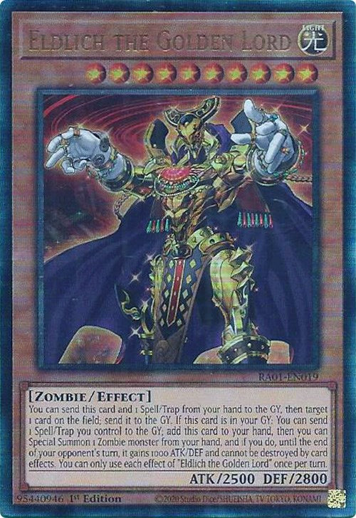 Eldlich the Golden Lord [RA01-EN019] Prismatic Ultimate Rare | Enigma On Main