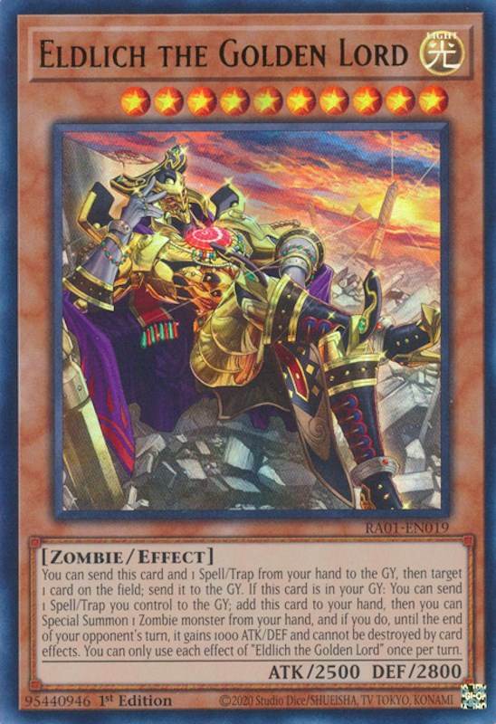 Eldlich the Golden Lord (Alternate Art) [RA01-EN019] Ultra Rare | Enigma On Main