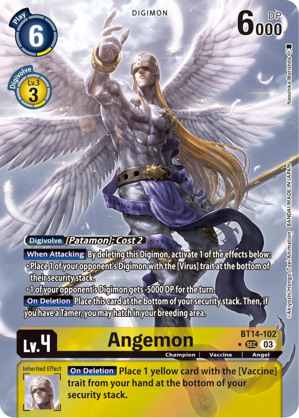 Angemon [BT14-102] (Alternate Art) [Blast Ace] | Enigma On Main