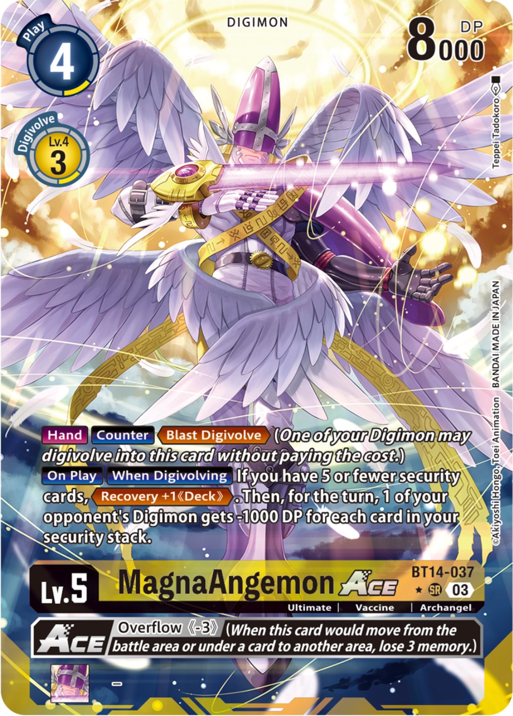 MagnaAngemon Ace [BT14-037] (Alternate Art) [Blast Ace] | Enigma On Main