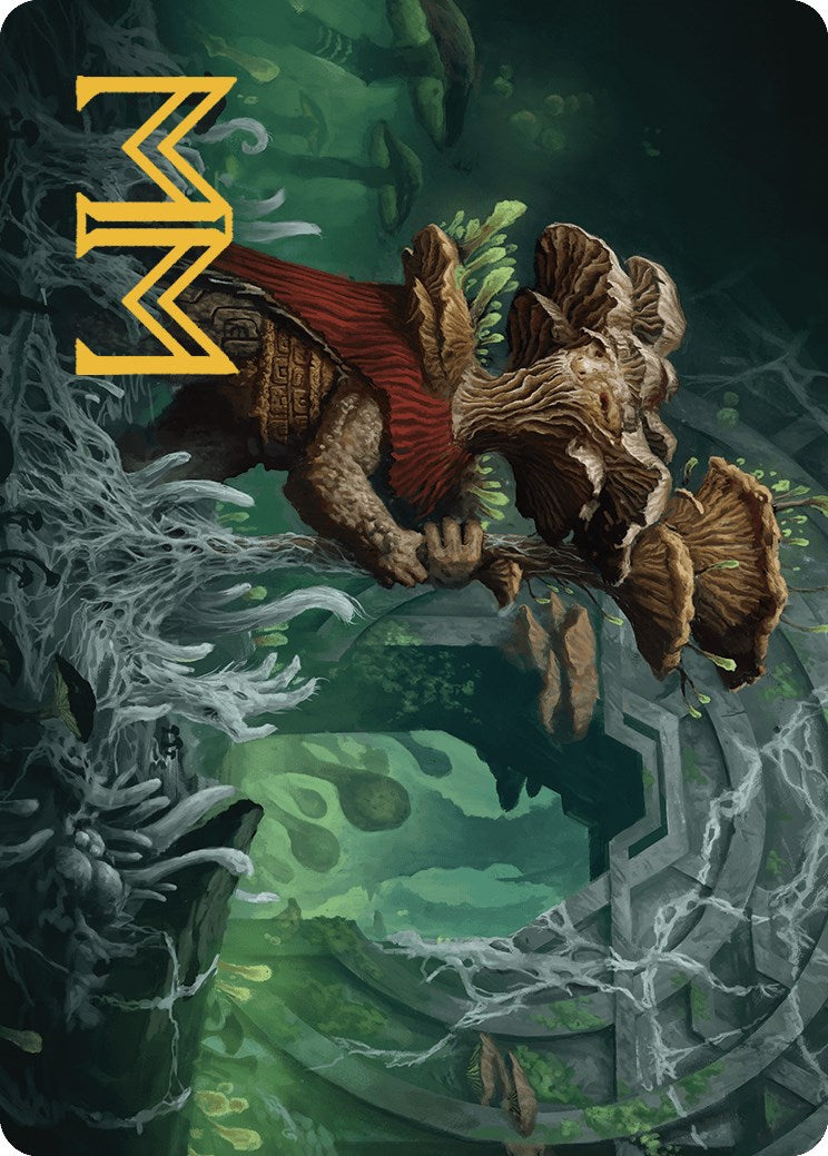 Tendril of the Mycotyrant Art Card (Gold-Stamped Signature) [The Lost Caverns of Ixalan Art Series] | Enigma On Main