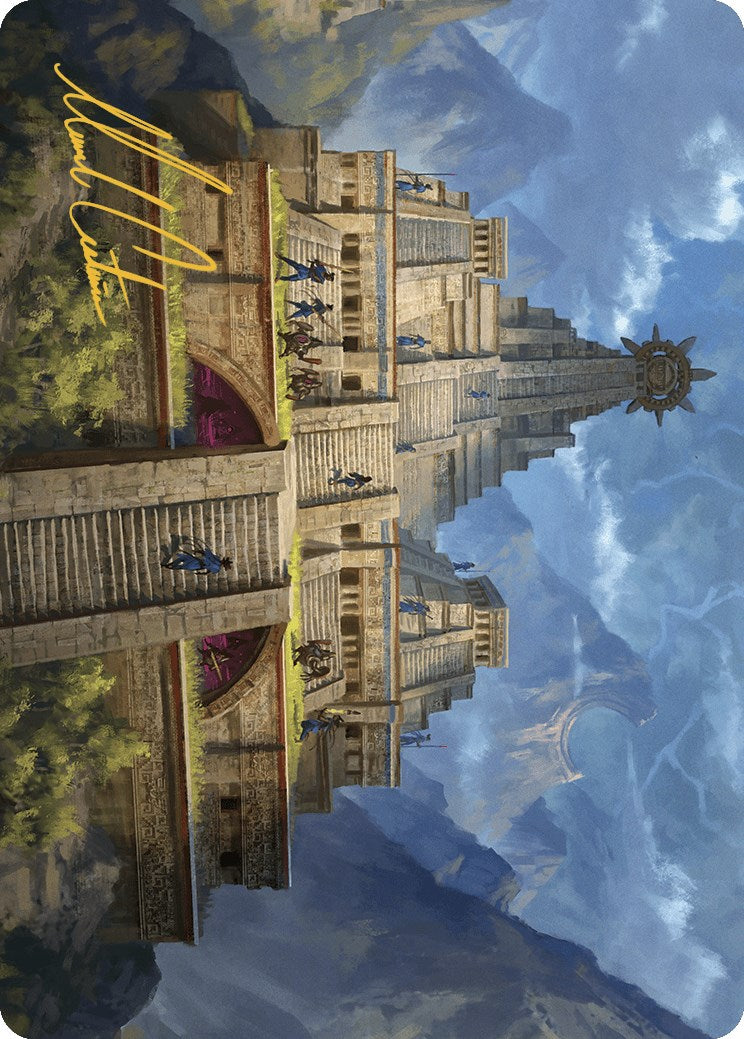 Barracks of the Thousand Art Card (Gold-Stamped Signature) [The Lost Caverns of Ixalan Art Series] | Enigma On Main