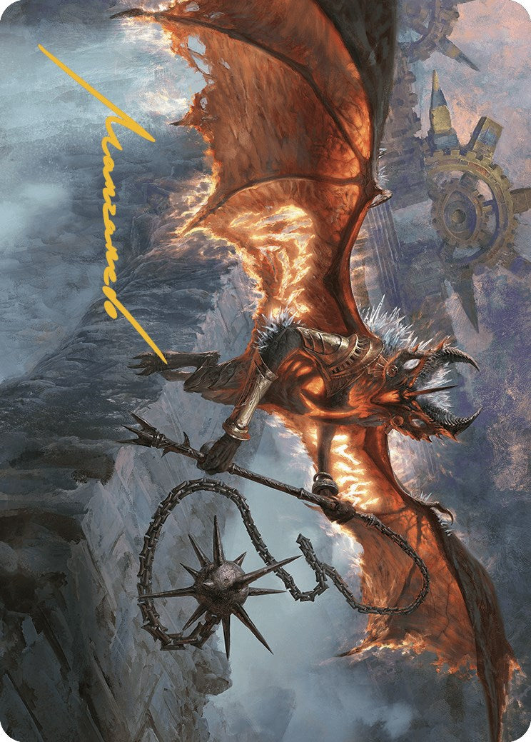 Bloodletter of Aclazotz Art Card (15/81) (Gold-Stamped Signature) [The Lost Caverns of Ixalan Art Series] | Enigma On Main