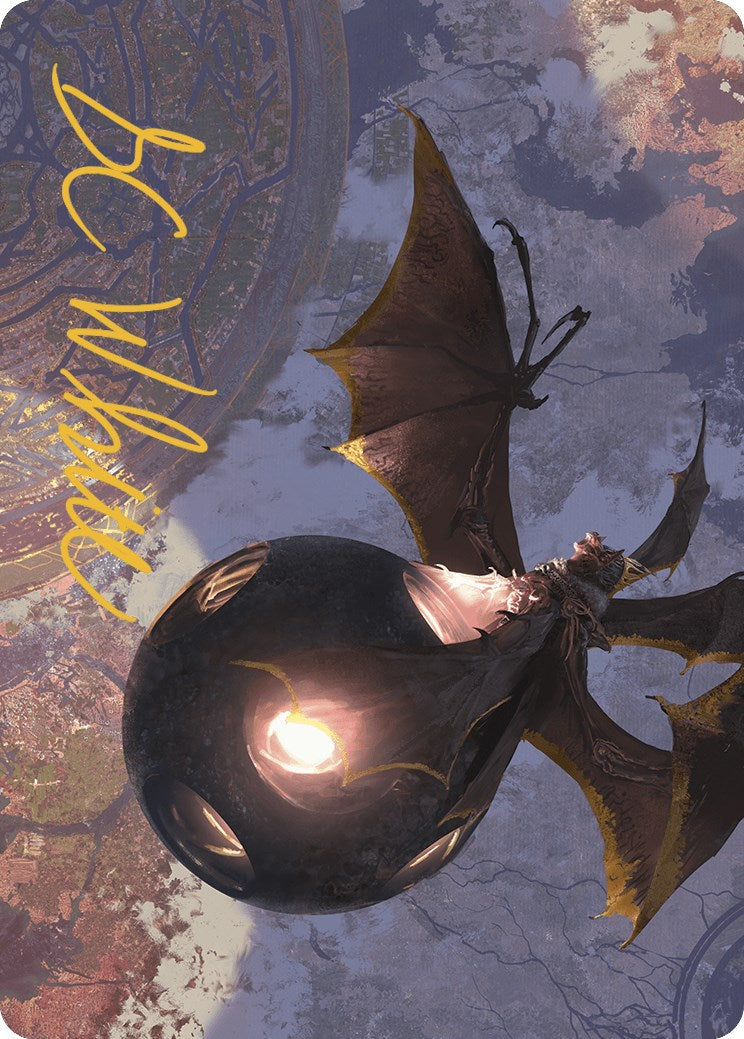 Malicious Eclipse Art Card (Gold-Stamped Signature) [The Lost Caverns of Ixalan Art Series] | Enigma On Main