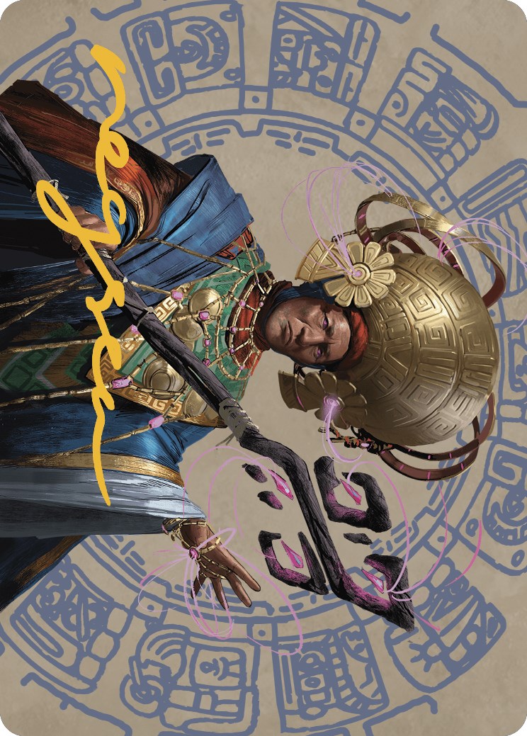 Akal Pakal, First Among Equals Art Card (46/81) (Gold-Stamped Signature) [The Lost Caverns of Ixalan Art Series] | Enigma On Main