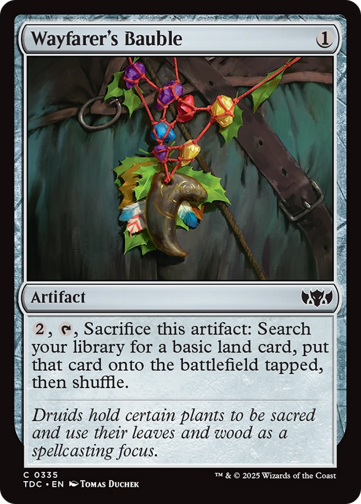 Wayfarer's Bauble [Tarkir: Dragonstorm Commander] | Enigma On Main