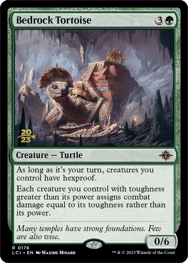 Bedrock Tortoise [The Lost Caverns of Ixalan Prerelease Cards] | Enigma On Main