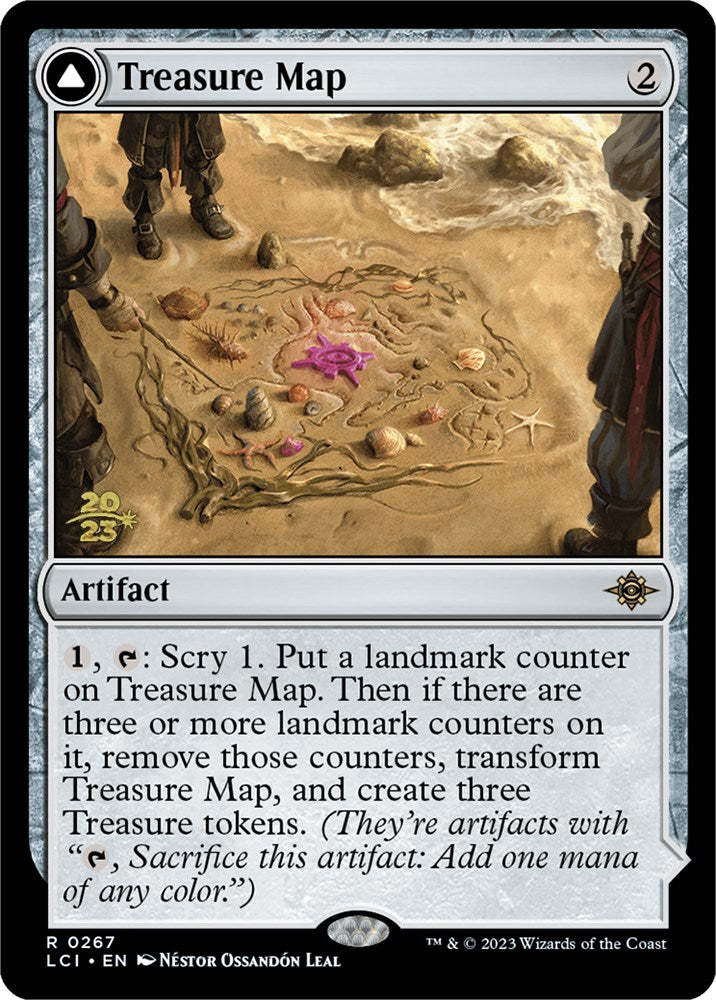 Treasure Map // Treasure Cove [The Lost Caverns of Ixalan Prerelease Cards] | Enigma On Main