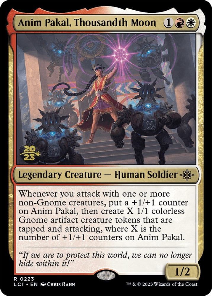 Anim Pakal, Thousandth Moon [The Lost Caverns of Ixalan Prerelease Cards] | Enigma On Main