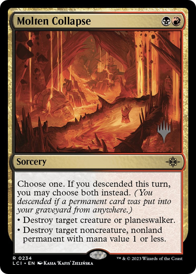 Molten Collapse (Promo Pack) [The Lost Caverns of Ixalan Promos] | Enigma On Main