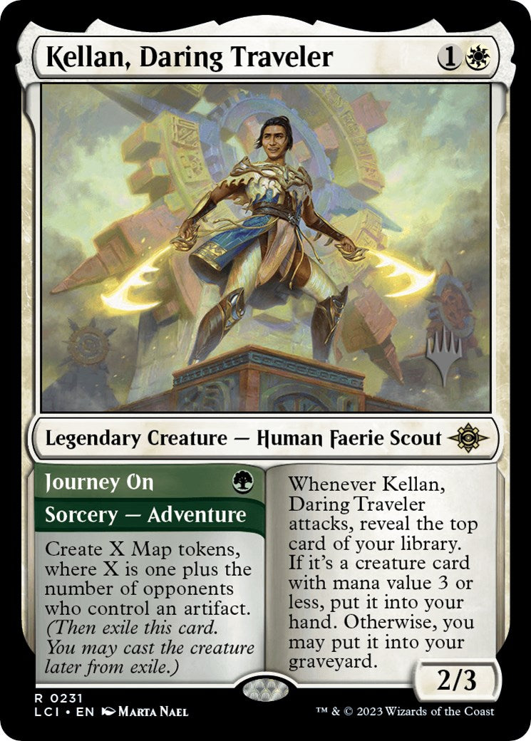 Kellan, Daring Traveler (Promo Pack) [The Lost Caverns of Ixalan Promos] | Enigma On Main