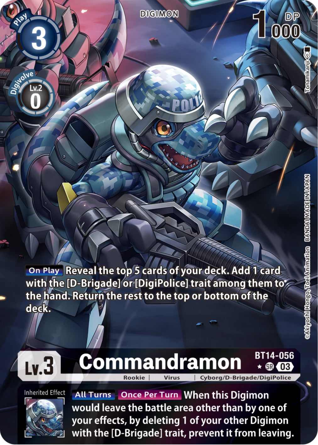 Commandramon [BT14-056] (Alternate Art) [Blast Ace] | Enigma On Main