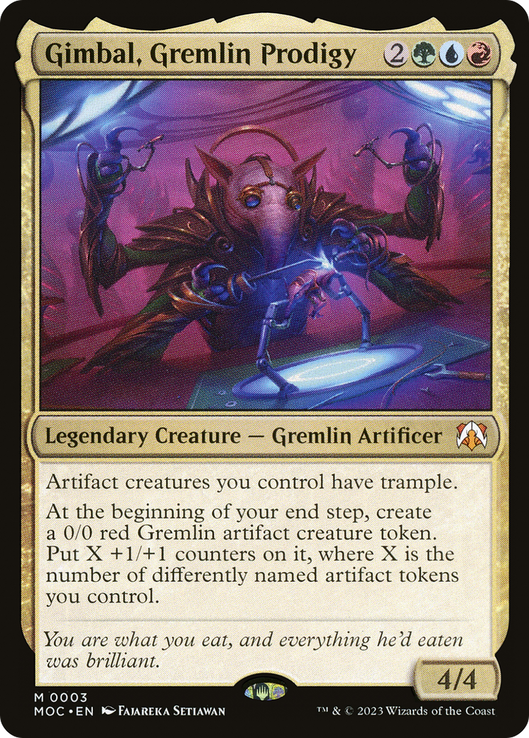 Gimbal, Gremlin Prodigy [March of the Machine Commander] | Enigma On Main