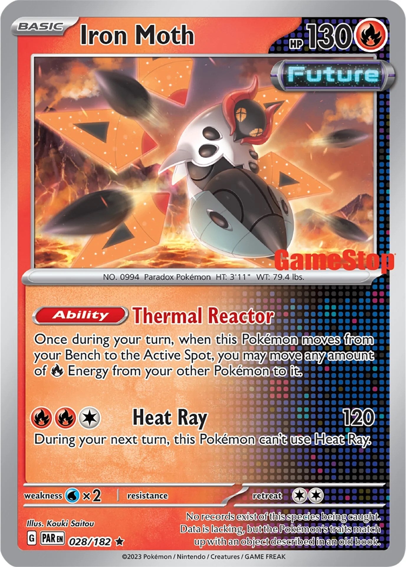 Iron Moth (028/182) (GameStop Promo) [Miscellaneous Cards] | Enigma On Main