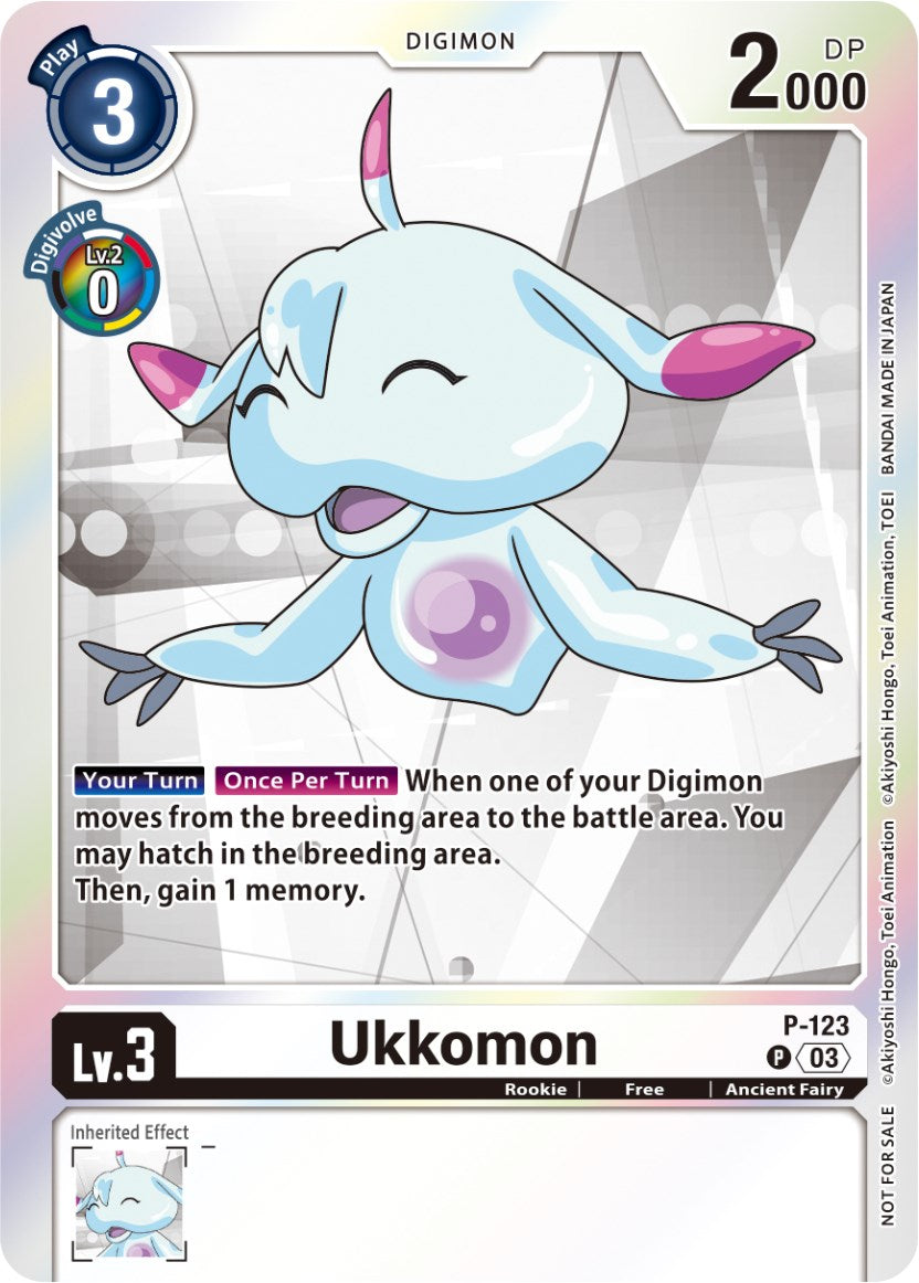 Ukkomon [P-123] (Tamer Party Pack -The Beginning- Ver. 2.0) [Promotional Cards] | Enigma On Main