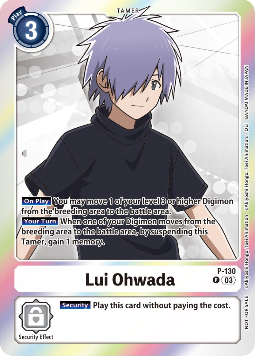 Lui Ohwada [P-130] (Tamer Party Pack -The Beginning- Ver. 2.0) [Promotional Cards] | Enigma On Main