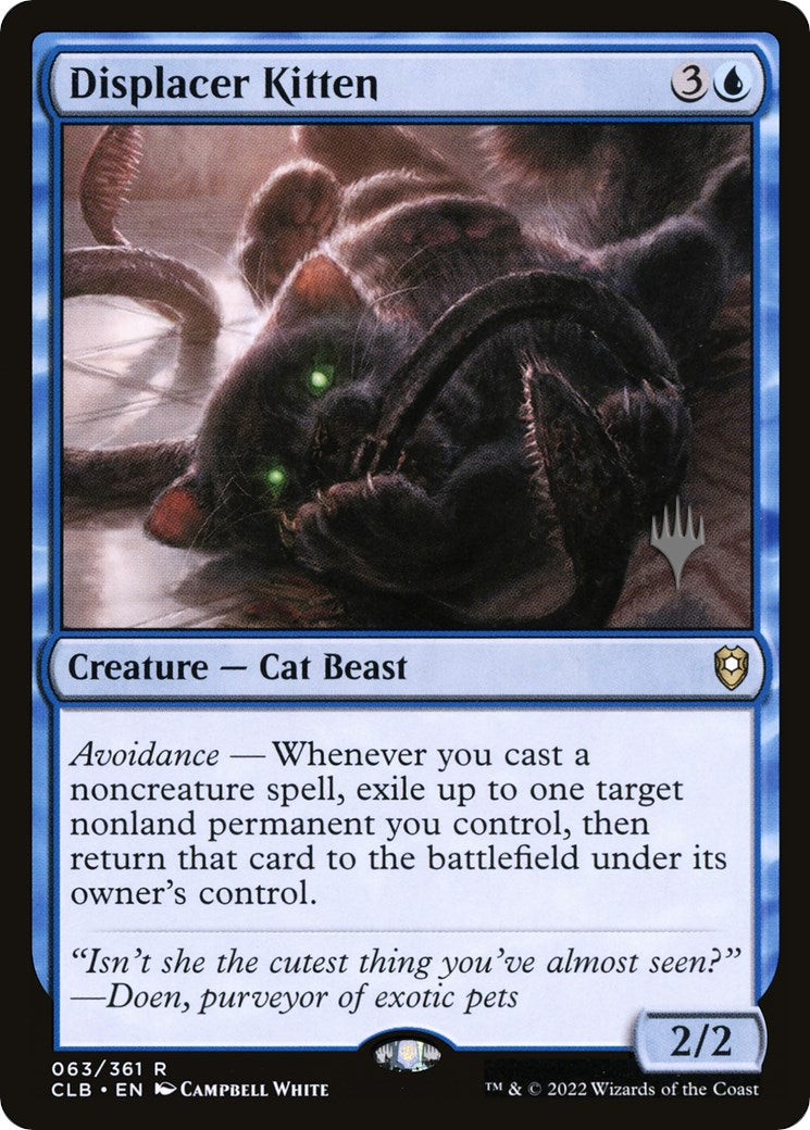 Displacer Kitten (Promo Pack) [The Lost Caverns of Ixalan Promos] | Enigma On Main