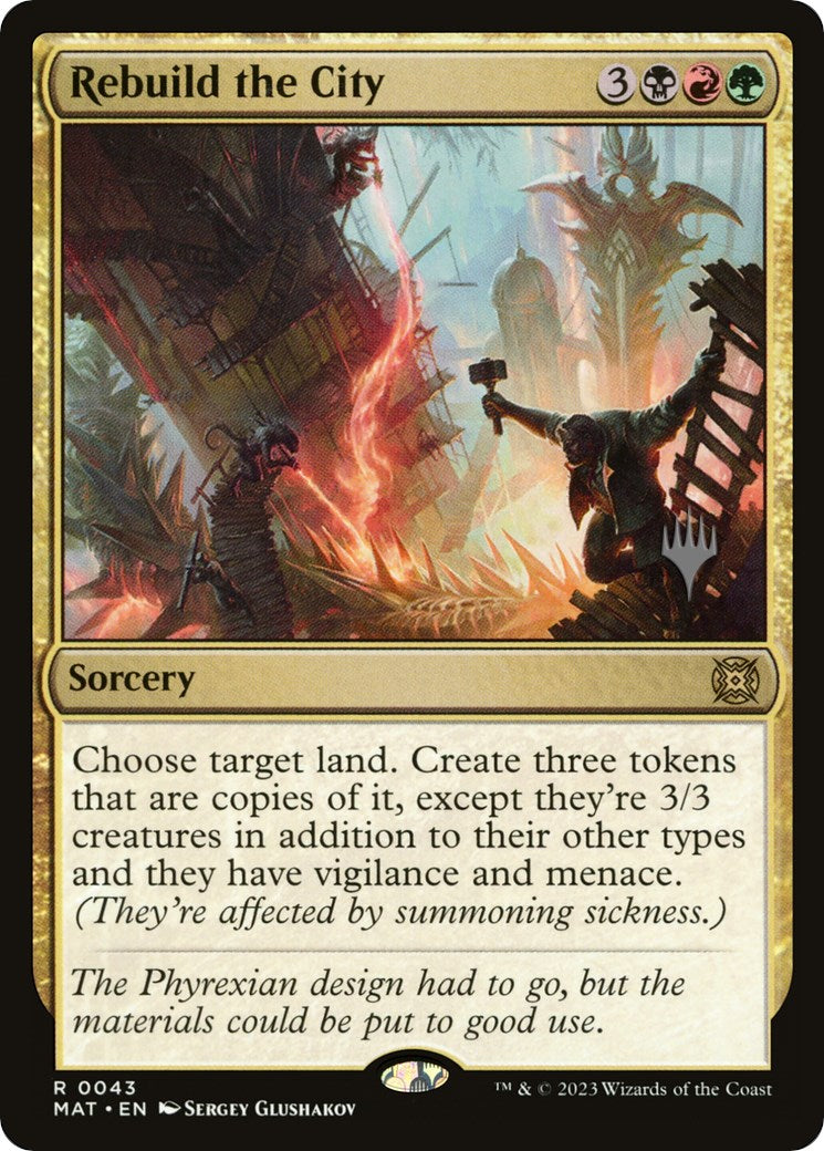 Rebuild the City (Promo Pack) [The Lost Caverns of Ixalan Promos] | Enigma On Main