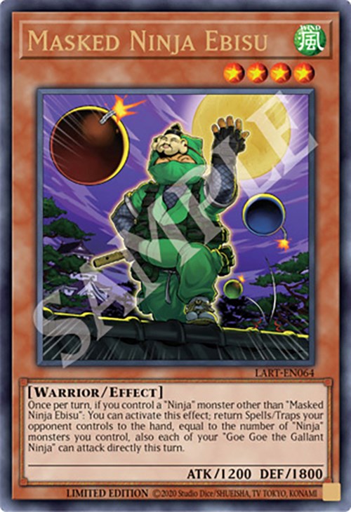 Masked Ninja Ebisu [LART-EN064] Ultra Rare | Enigma On Main