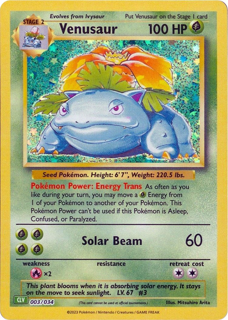 Venusaur [Trading Card Game Classic] | Enigma On Main