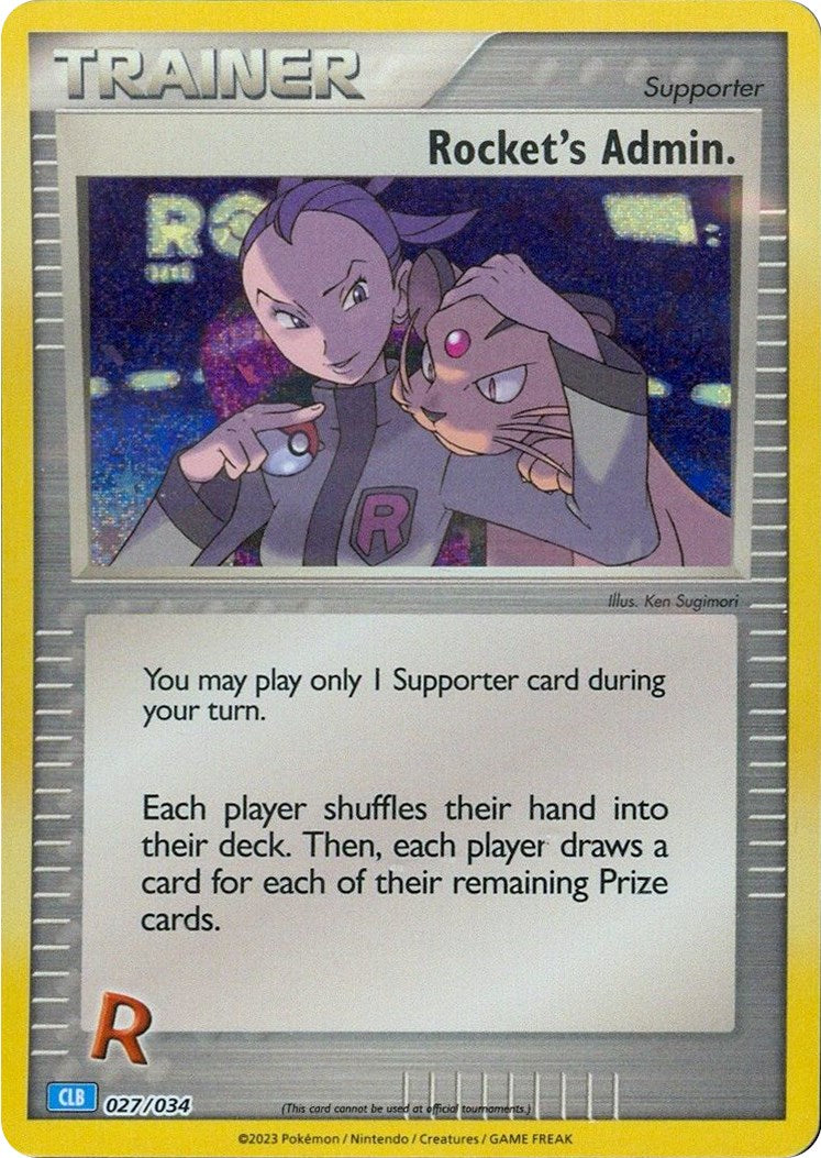 Rocket's Admin. (CLB) [Trading Card Game Classic] | Enigma On Main