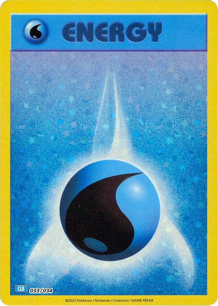 Basic Water Energy [Trading Card Game Classic] | Enigma On Main