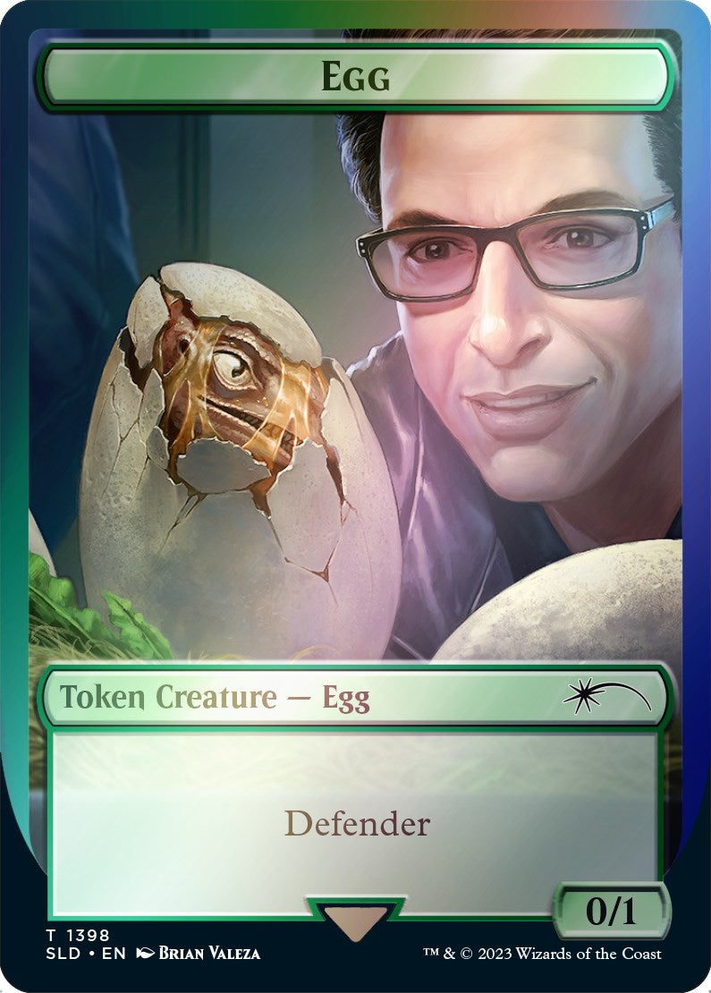 Egg Token (Rainbow Foil) [Secret Lair Drop Series] | Enigma On Main