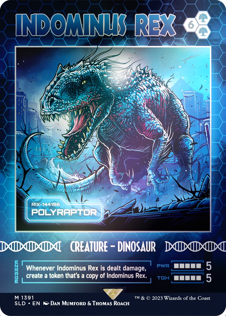 Indominus Rex - Polyraptor (Rainbow Foil) [Secret Lair Drop Series] | Enigma On Main