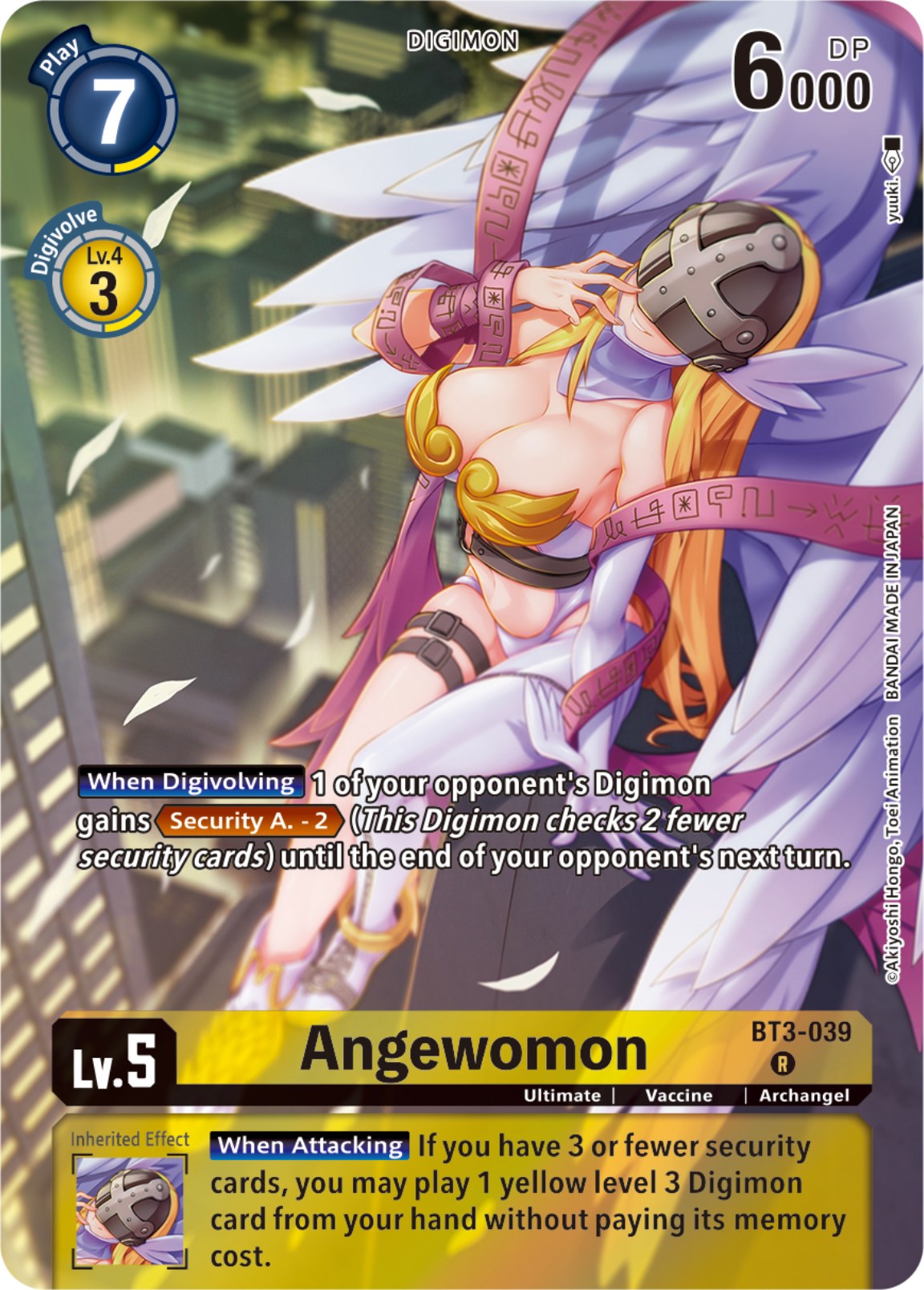 Angewomon [BT3-039] (Gift Box 2023) [Release Special Booster Promos] | Enigma On Main