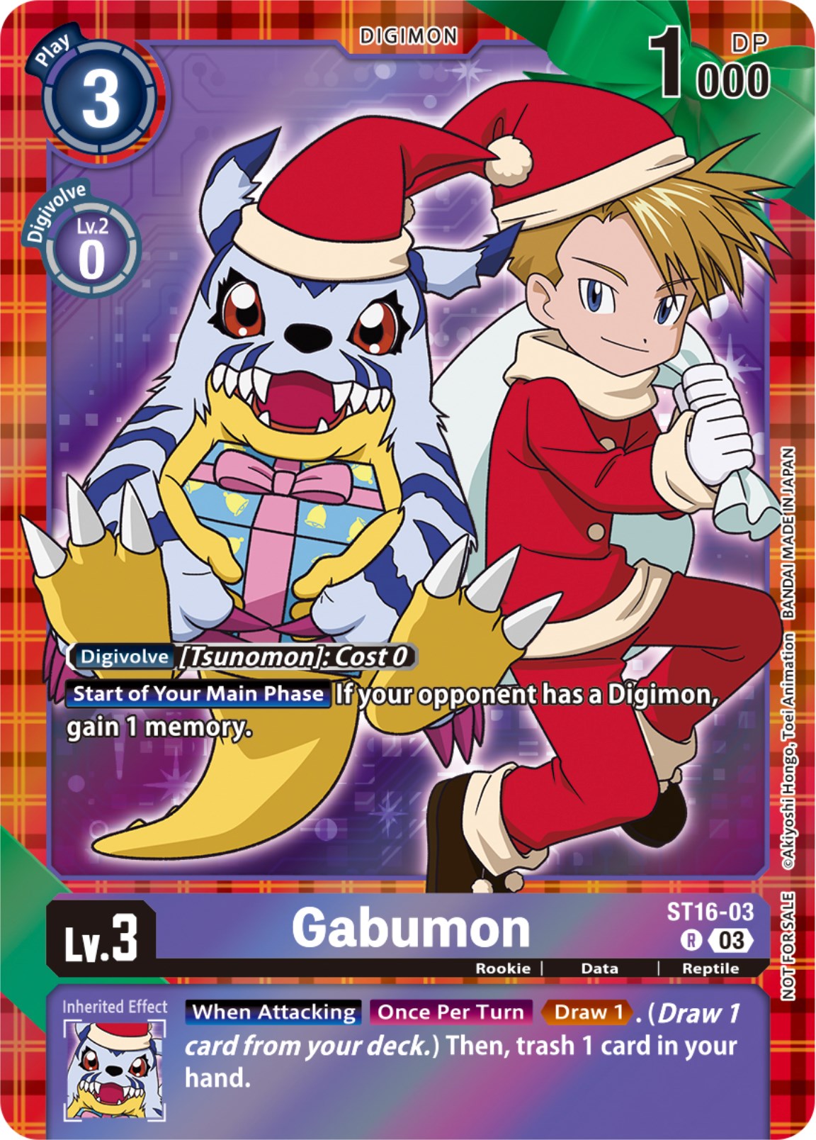 Gabumon [ST16-03] (Winter Holiday 2023) [Starter Deck: Wolf of Friendship] | Enigma On Main