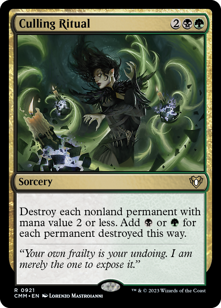 Culling Ritual [Commander Masters] | Enigma On Main