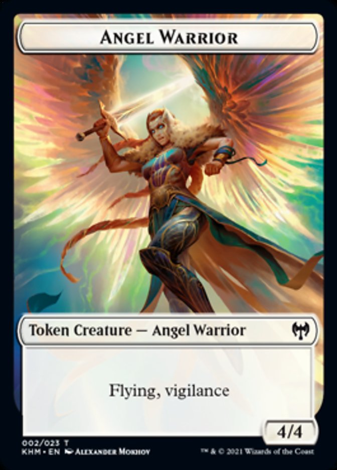 Angel Warrior Token [Kaldheim Tokens] | Enigma On Main