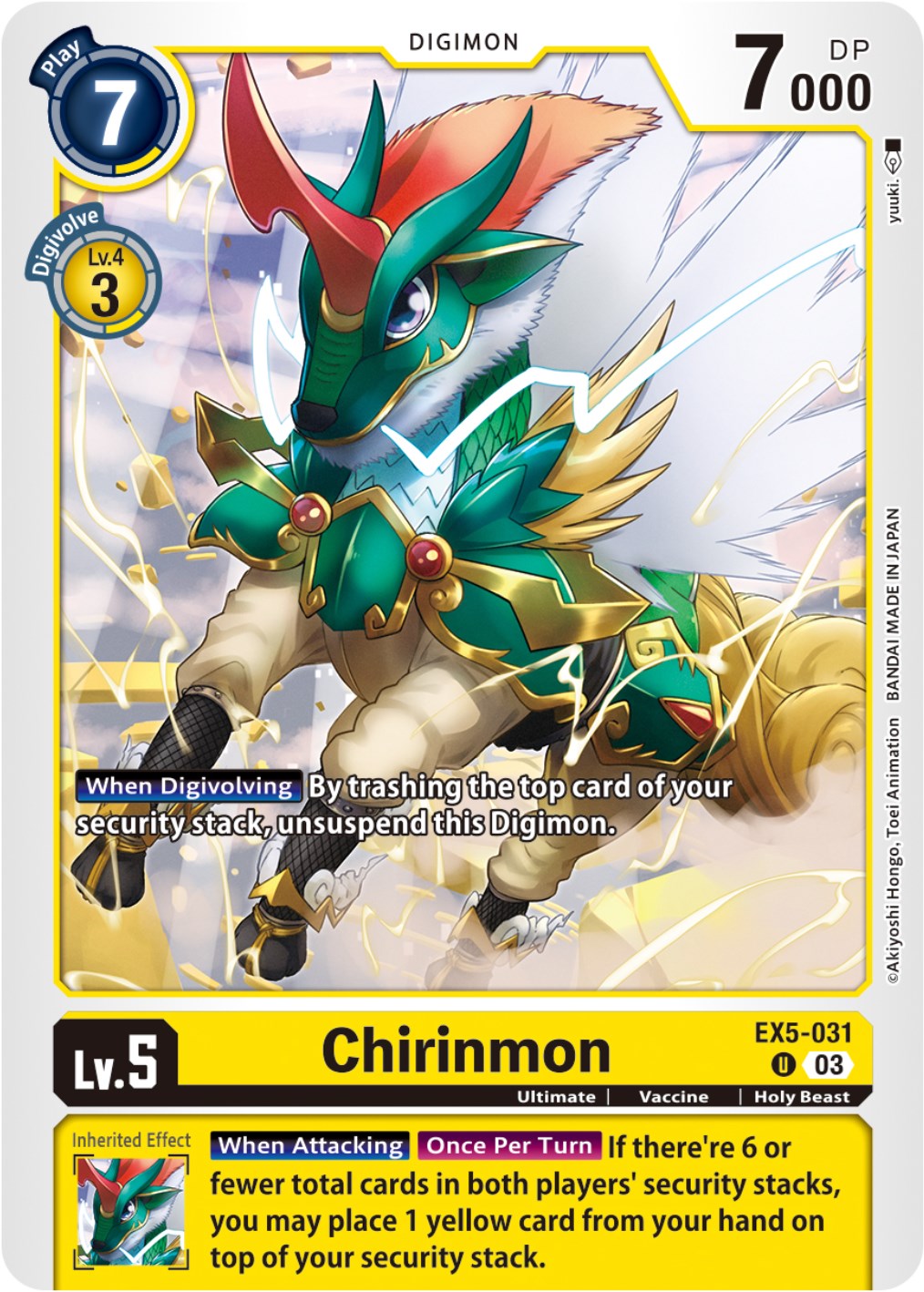 Chirinmon [EX5-031] [Animal Colosseum] | Enigma On Main