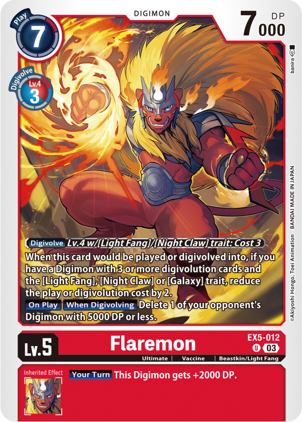 Flaremon [EX5-012] [Animal Colosseum] | Enigma On Main