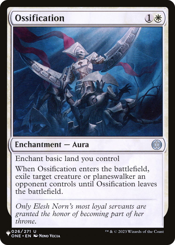 Ossification [The List Reprints] | Enigma On Main