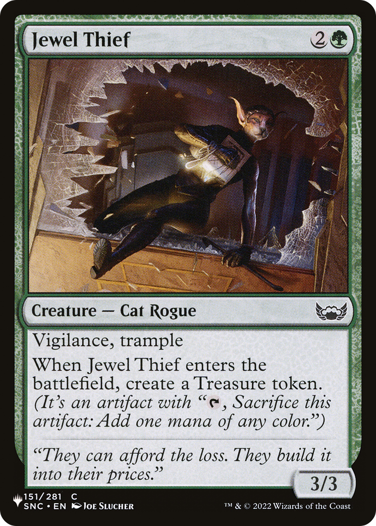 Jewel Thief [The List Reprints] | Enigma On Main