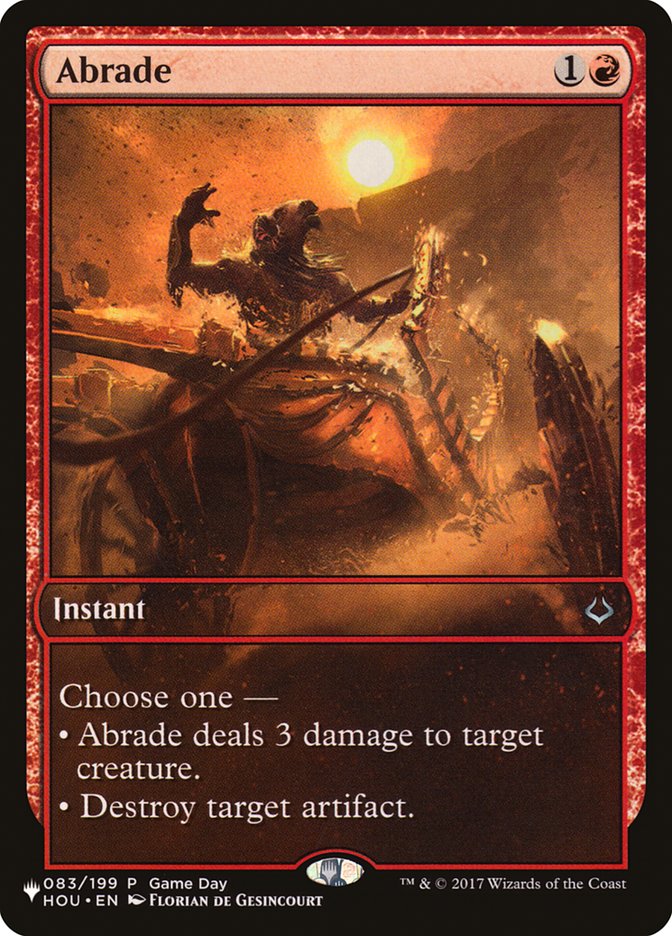 Abrade [The List] | Enigma On Main