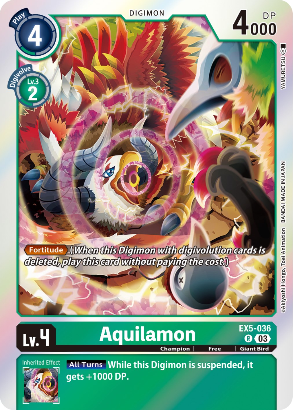 Aquilamon [EX5-036] [Animal Colosseum] | Enigma On Main