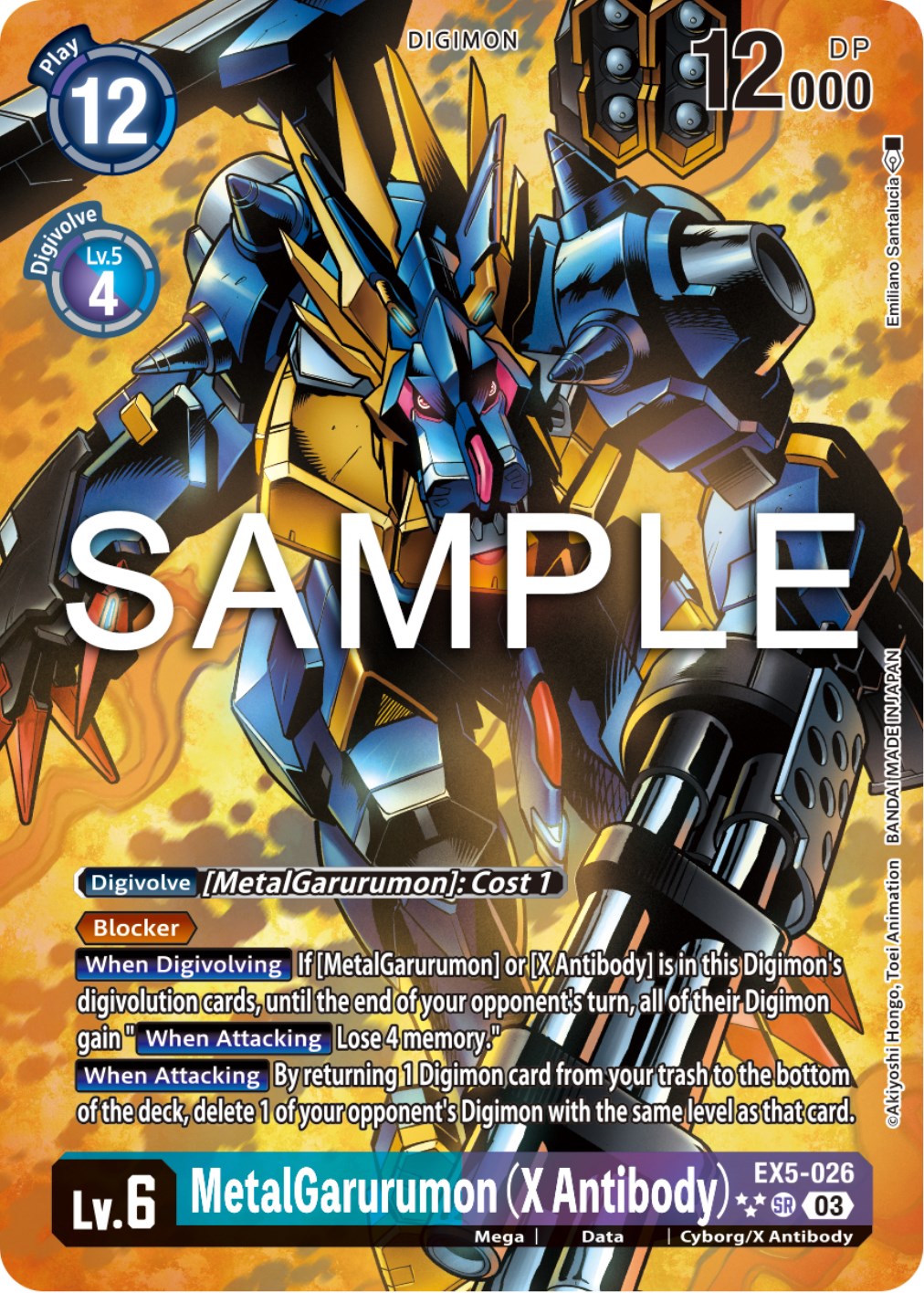 MetalGarurumon (X Antibody) [EX5-026] (English Exclusive Alternate Art) [Animal Colosseum] | Enigma On Main