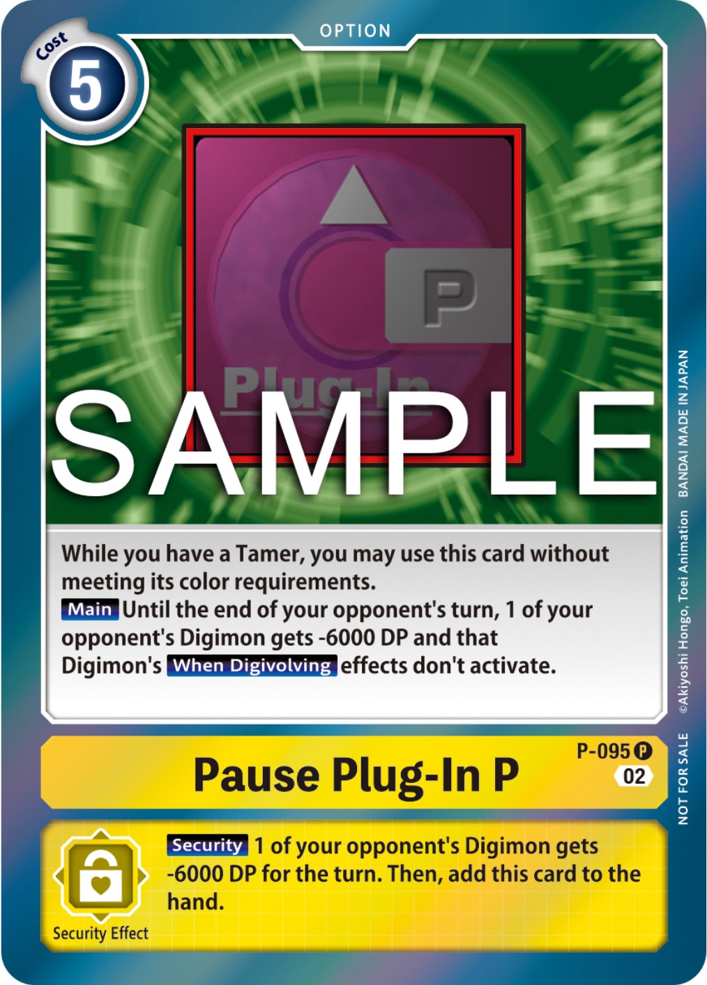 Pause Plug-In P [P-095] (3rd Anniversary Update Pack) [Promotional Cards] | Enigma On Main