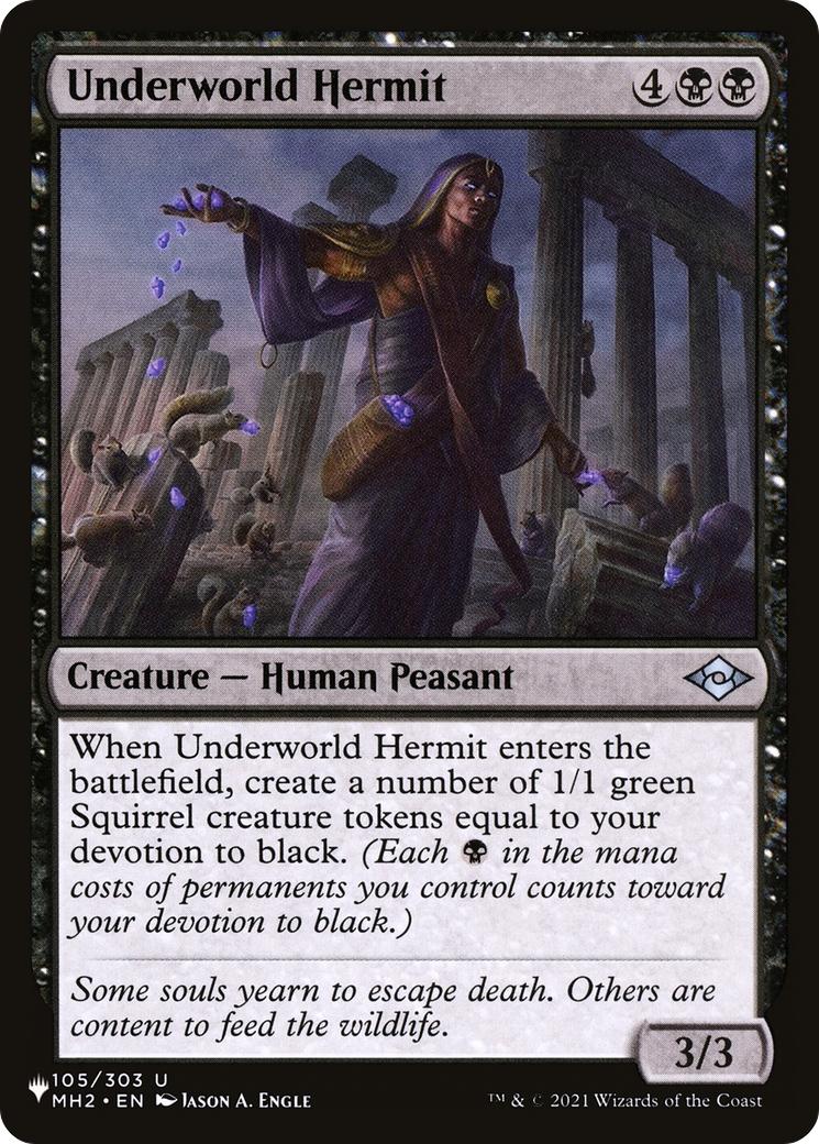 Underworld Hermit [The List Reprints] | Enigma On Main