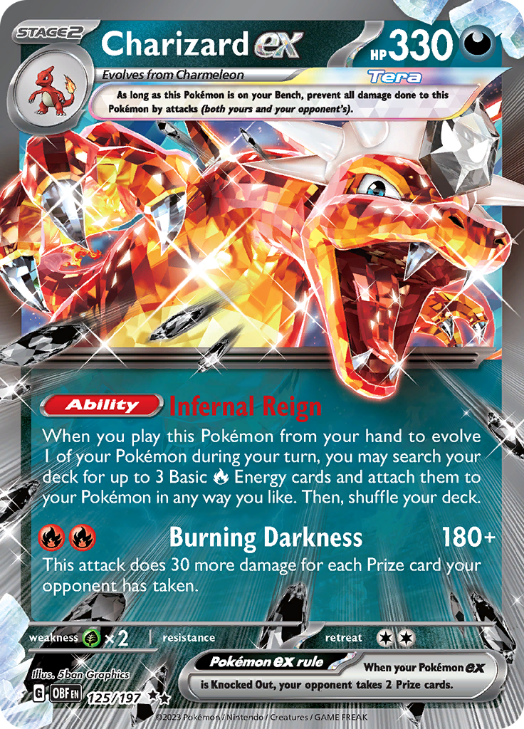 Charizard ex (125/197) [Scarlet & Violet: Obsidian Flames] | Enigma On Main