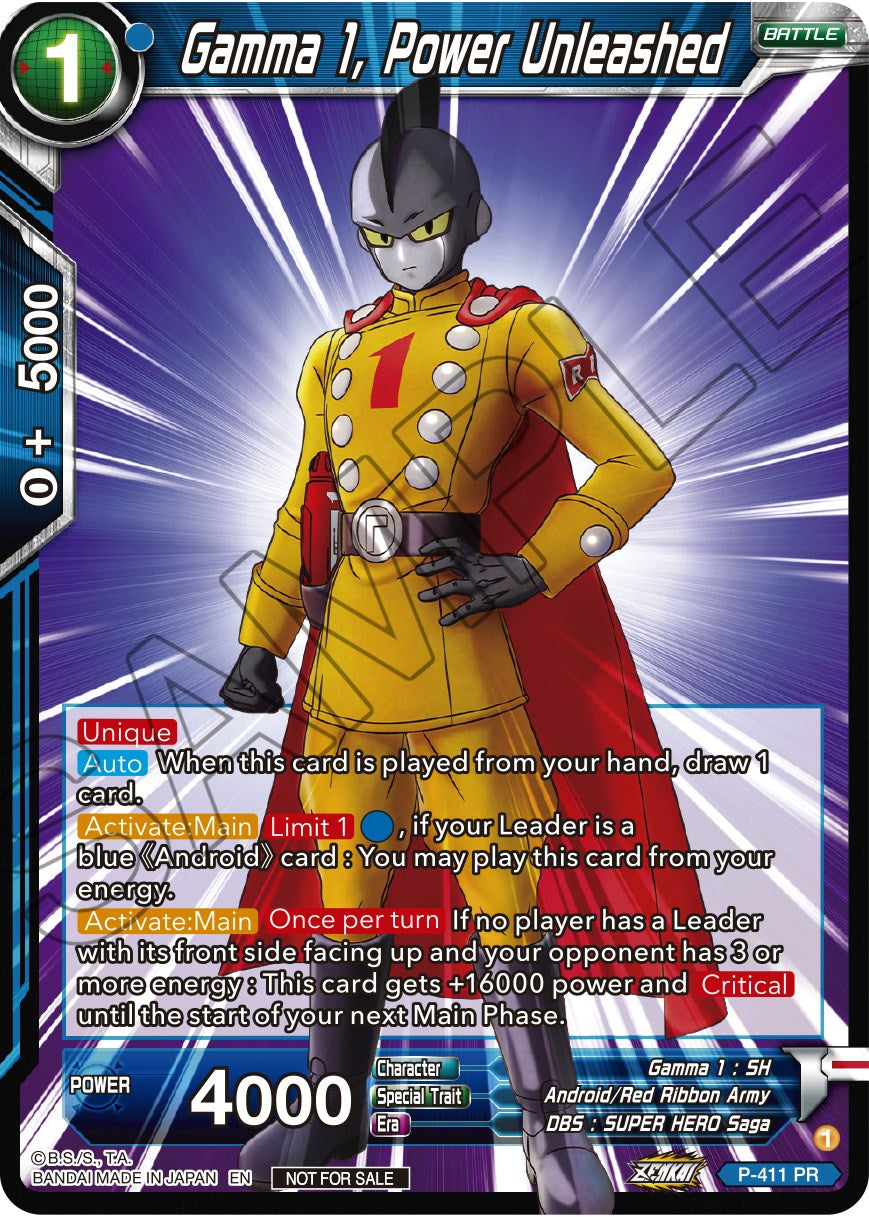 Gamma 1, Power Unleashed (Zenkai Series Tournament Pack Vol.1) (P-411) [Tournament Promotion Cards] | Enigma On Main