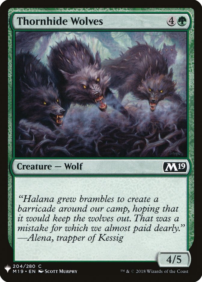 Thornhide Wolves [Mystery Booster] | Enigma On Main