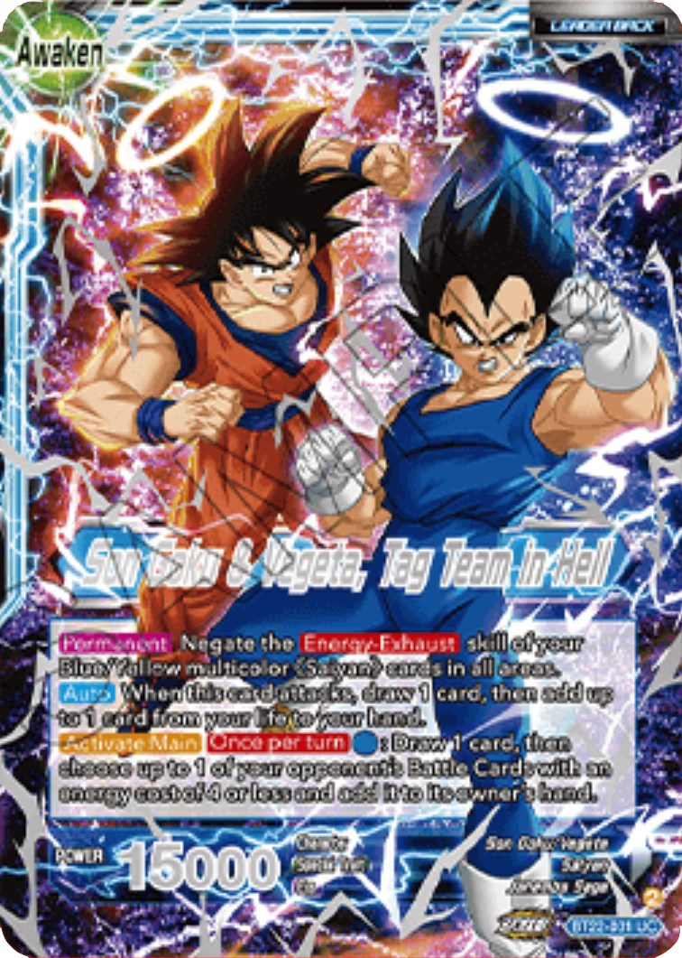 Son Goku // Son Goku & Vegeta, Tag Team in Hell (2023 Championship Finals) (BT22-031) [Tournament Promotion Cards] | Enigma On Main