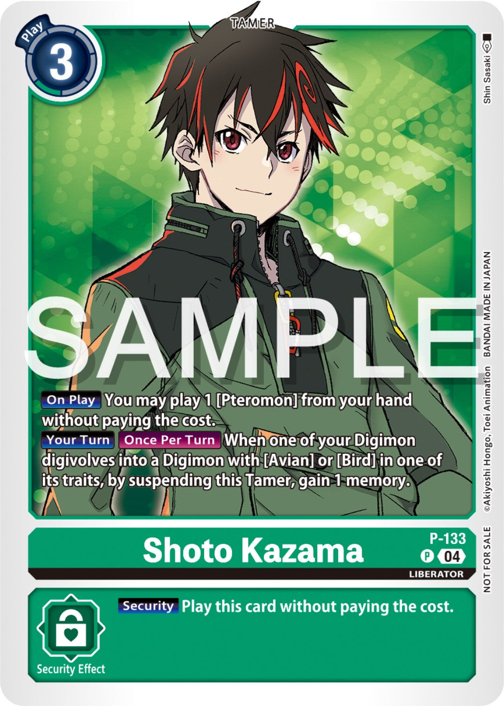 Shoto Kazama [P-133] (Digimon Liberator Promotion Pack) [Promotional Cards] | Enigma On Main