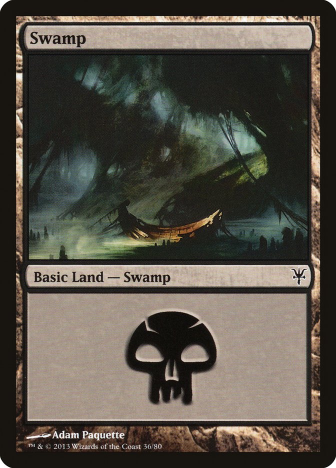 Swamp (36) [Duel Decks: Sorin vs. Tibalt] | Enigma On Main