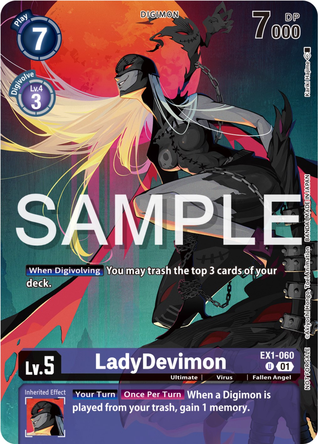 LadyDevimon [EX1-060] (Digimon Illustration Competition Pack 2023) [Classic Collection Promos] | Enigma On Main