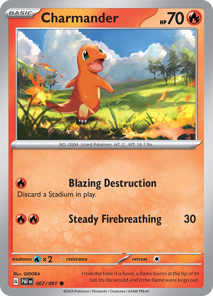 Charmander (007/091) [Scarlet & Violet: Paldean Fates] | Enigma On Main