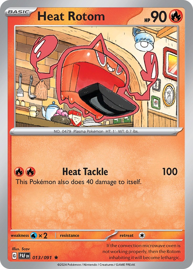 Heat Rotom (013/091) [Scarlet & Violet: Paldean Fates] | Enigma On Main